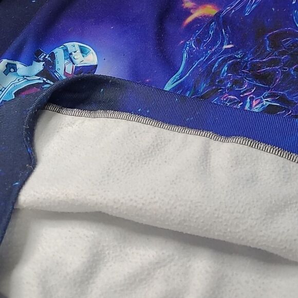 colorful imaginary M space galaxy hoodie sweatshirt - Picture 9 of 9